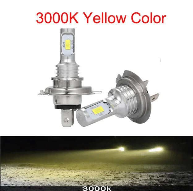 Becuri LED Auto H7 12V-24V - Iluminare Puternică 6000K