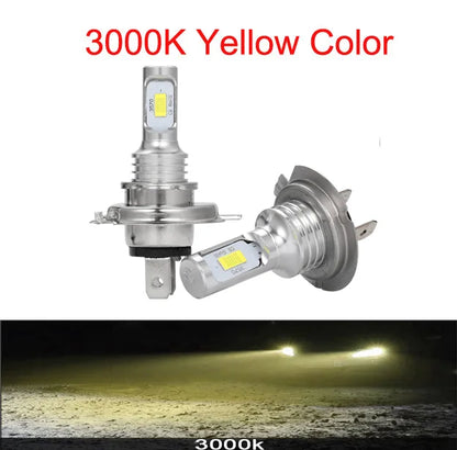 Becuri LED Auto H7 12V-24V - Iluminare Puternică 6000K