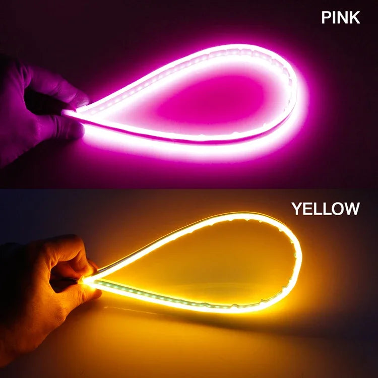 Bandă LED DRL 12V cu Semnalizare Dinamică - Daylight Flow