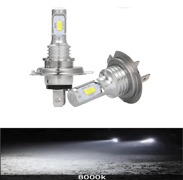 Becuri LED Auto H7 12V-24V - Iluminare Puternică 6000K
