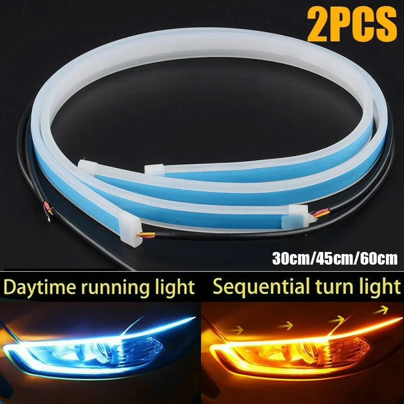 Bandă LED DRL 12V cu Semnalizare Dinamică - Daylight Flow
