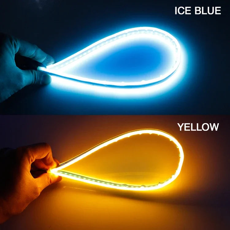 Bandă LED DRL 12V cu Semnalizare Dinamică - Daylight Flow