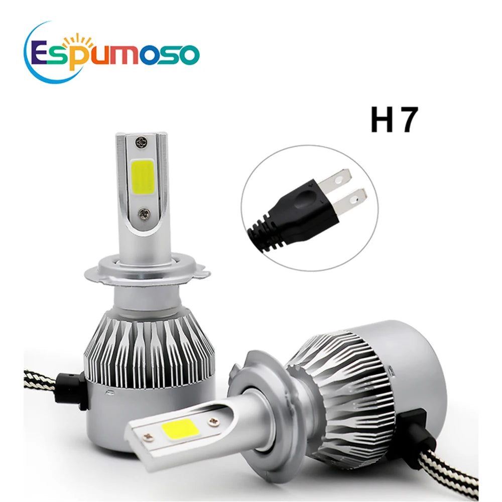 Becuri LED Auto 12V 6000K - Iluminare Puternică