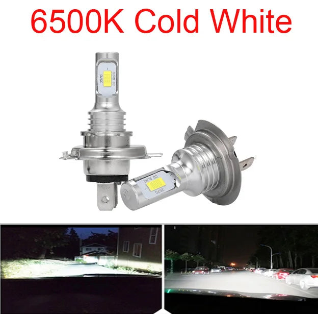 Becuri LED Auto H7 12V-24V - Iluminare Puternică 6000K