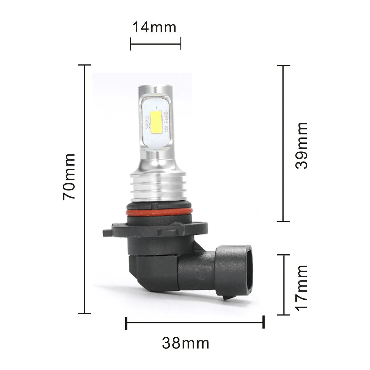 Becuri LED Auto H7 12V-24V - Iluminare Puternică 6000K